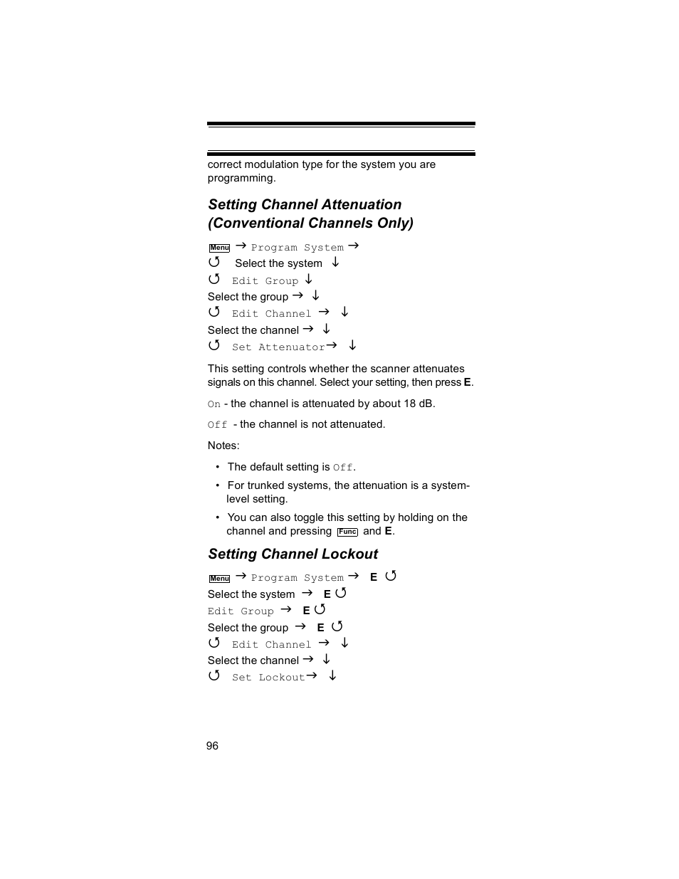 Uniden BR330T User Manual | Page 96 / 156