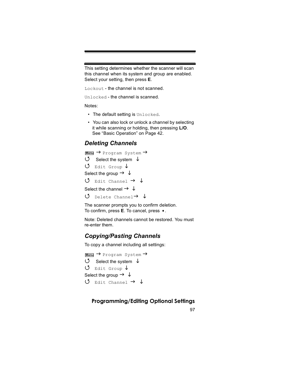 Uniden BR330T User Manual | Page 97 / 156