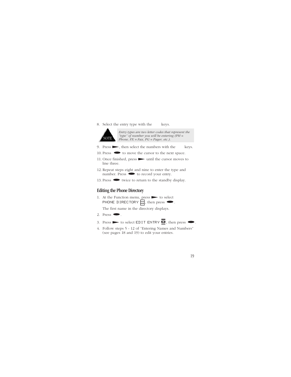 Editing the phone directory | Uniden ALP9094 User Manual | Page 21 / 32