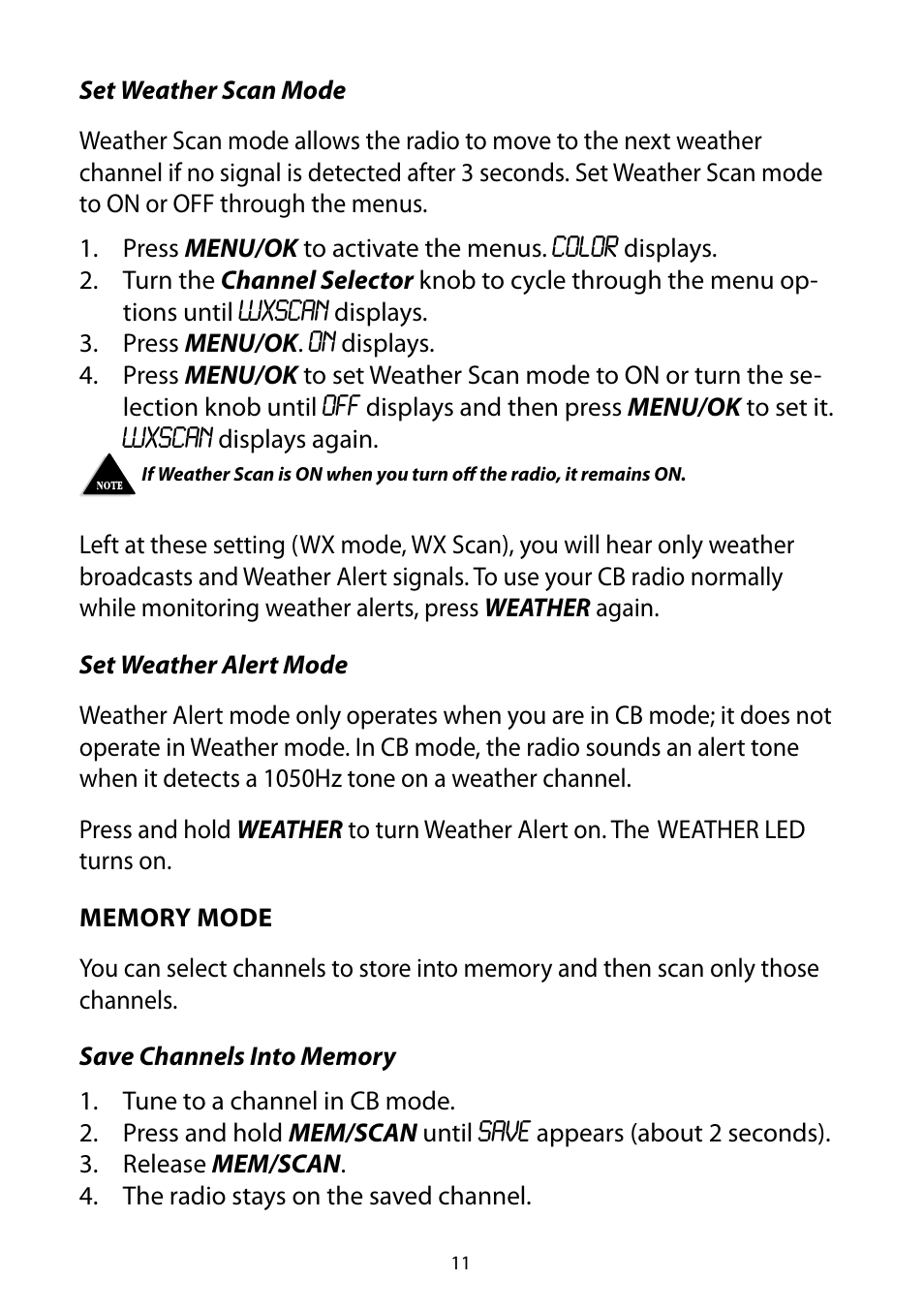 Uniden 880 User Manual | Page 11 / 22