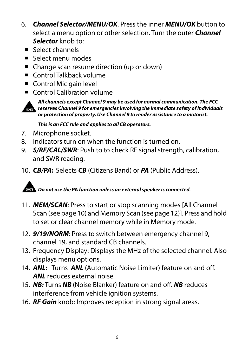 Uniden 880 User Manual | Page 6 / 22