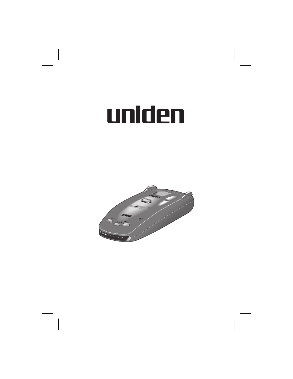 Uniden LRD 737 User Manual | 26 pages