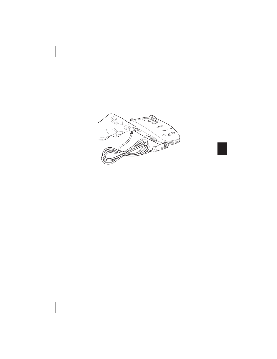 Connecting the power | Uniden LRD 737 User Manual | Page 16 / 26