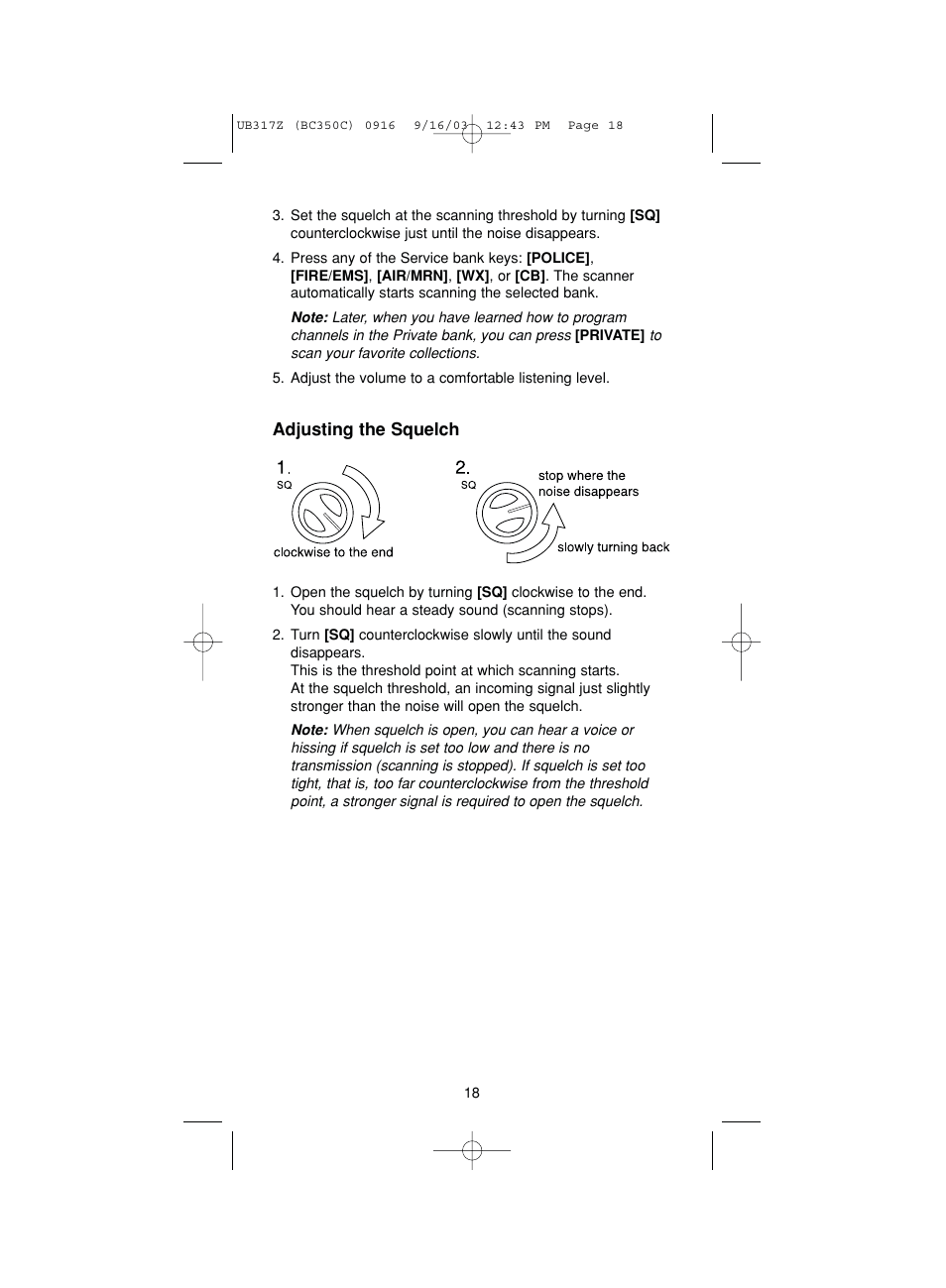 Uniden BC350C User Manual | Page 22 / 40
