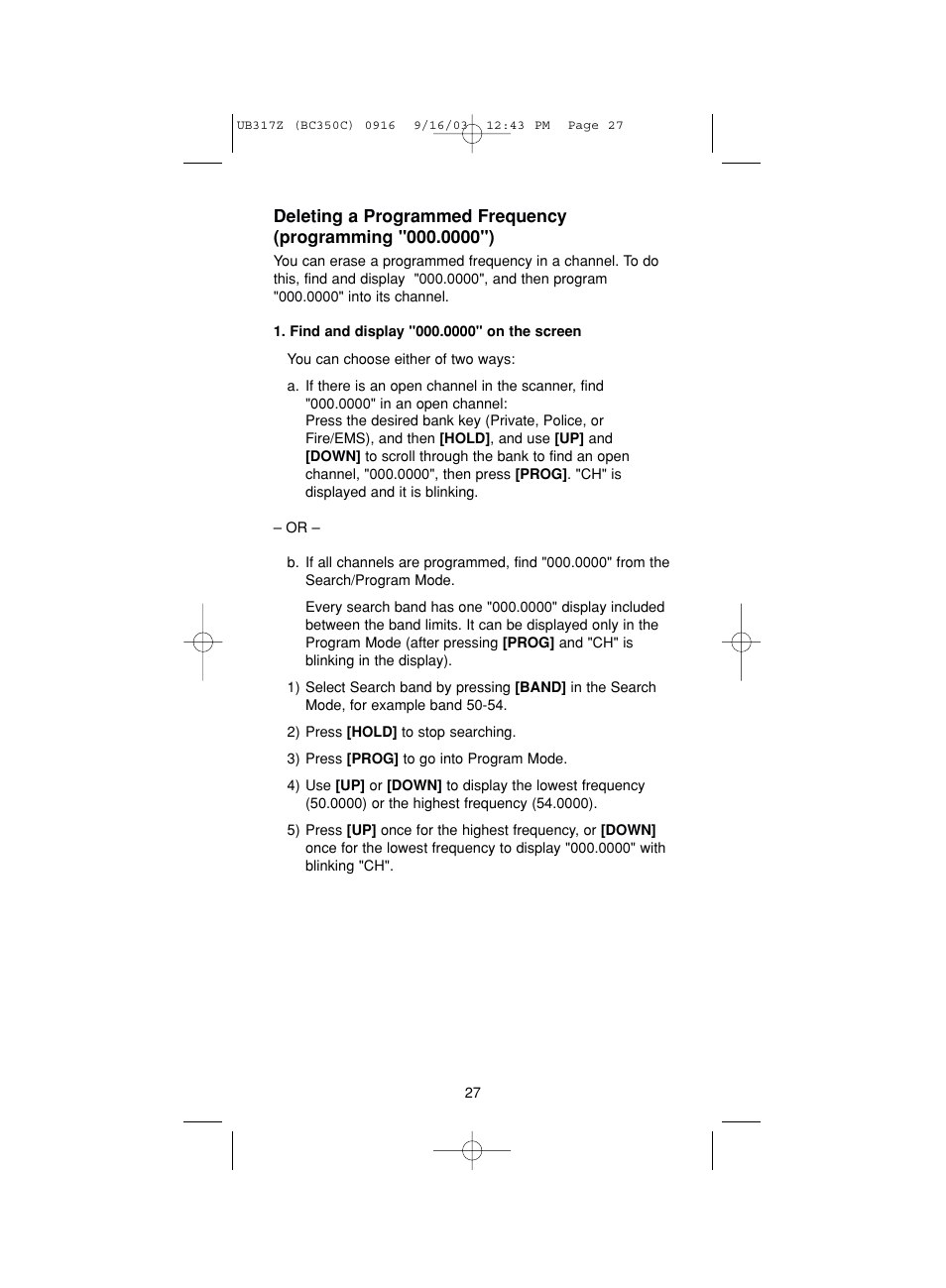 Uniden BC350C User Manual | Page 31 / 40
