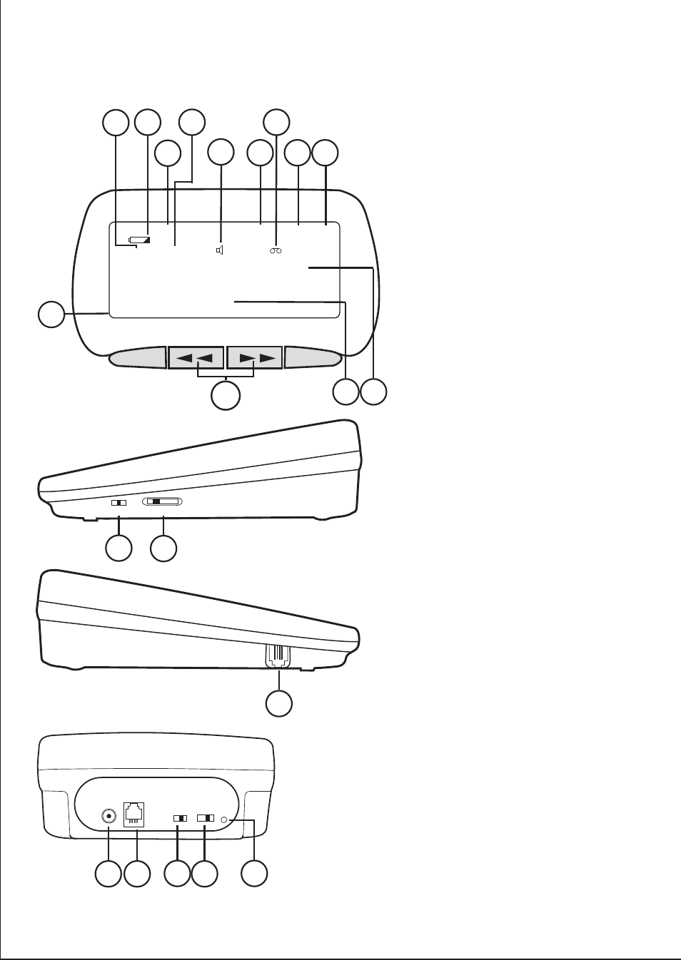 Uniden, Lcd screen | Uniden FP 107 User Manual | Page 3 / 28