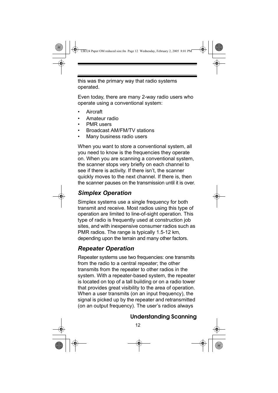 Uniden UBC92XLT User Manual | Page 12 / 52