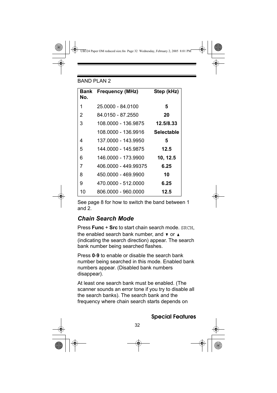 Uniden UBC92XLT User Manual | Page 32 / 52