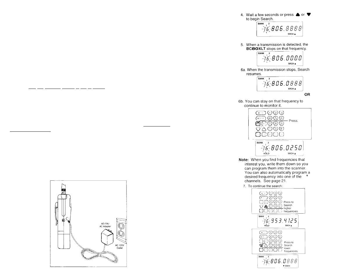 Uniden BC80xlt User Manual | Page 10 / 32