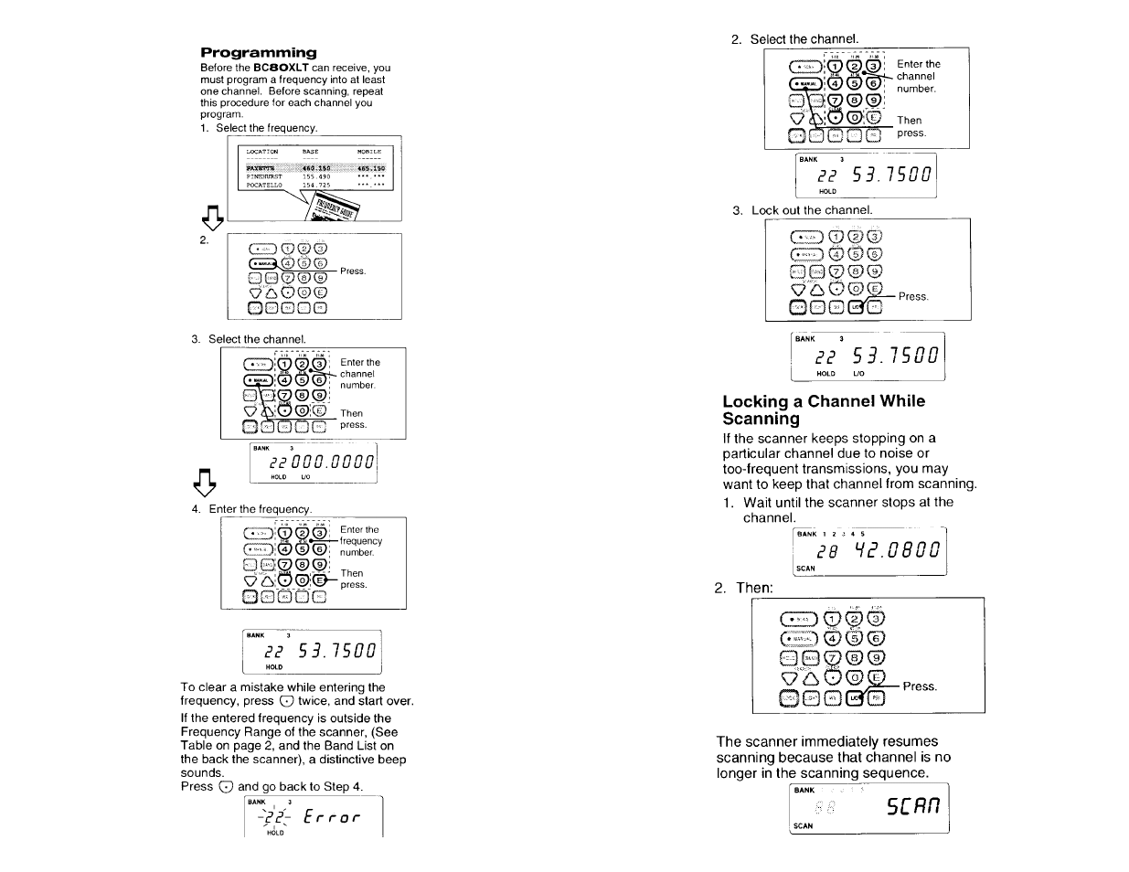 Uniden BC80xlt User Manual | Page 19 / 32