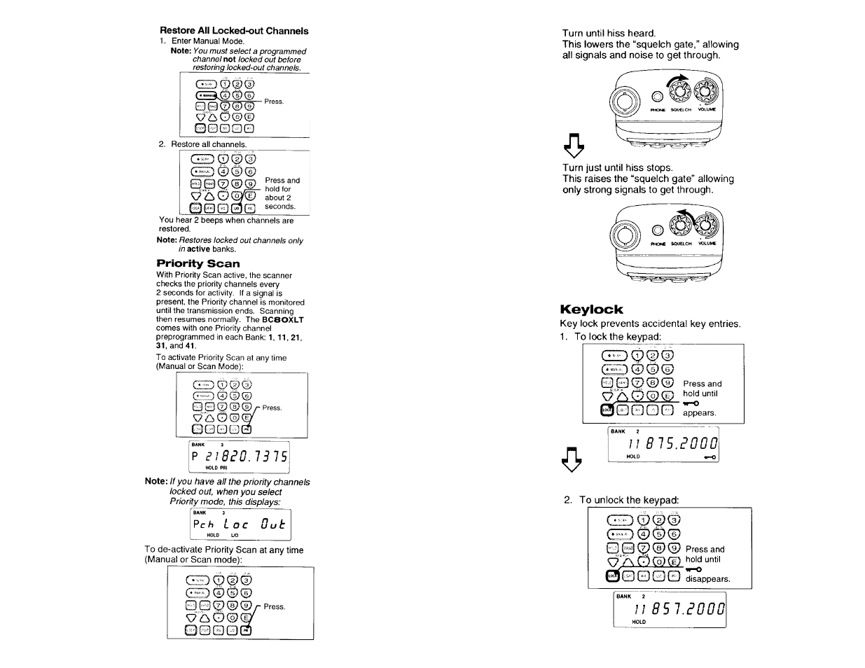 Uniden BC80xlt User Manual | Page 20 / 32