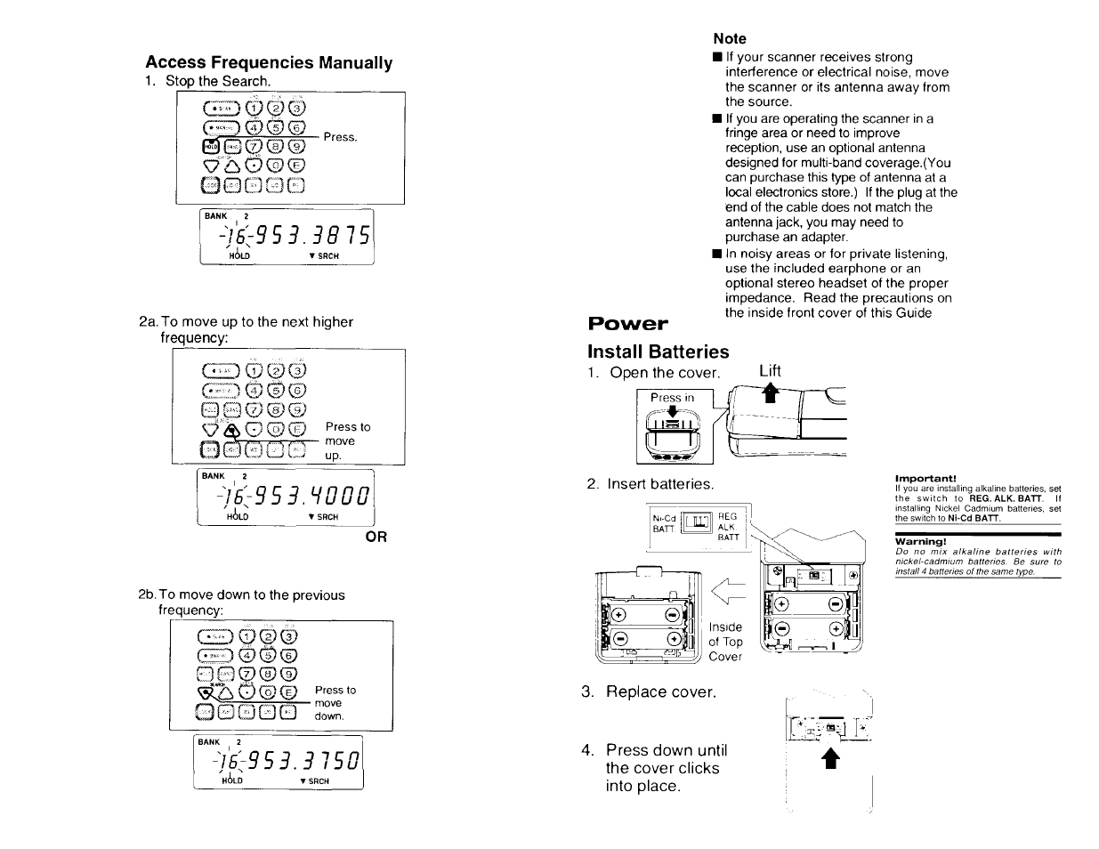 Uniden BC80xlt User Manual | Page 9 / 32