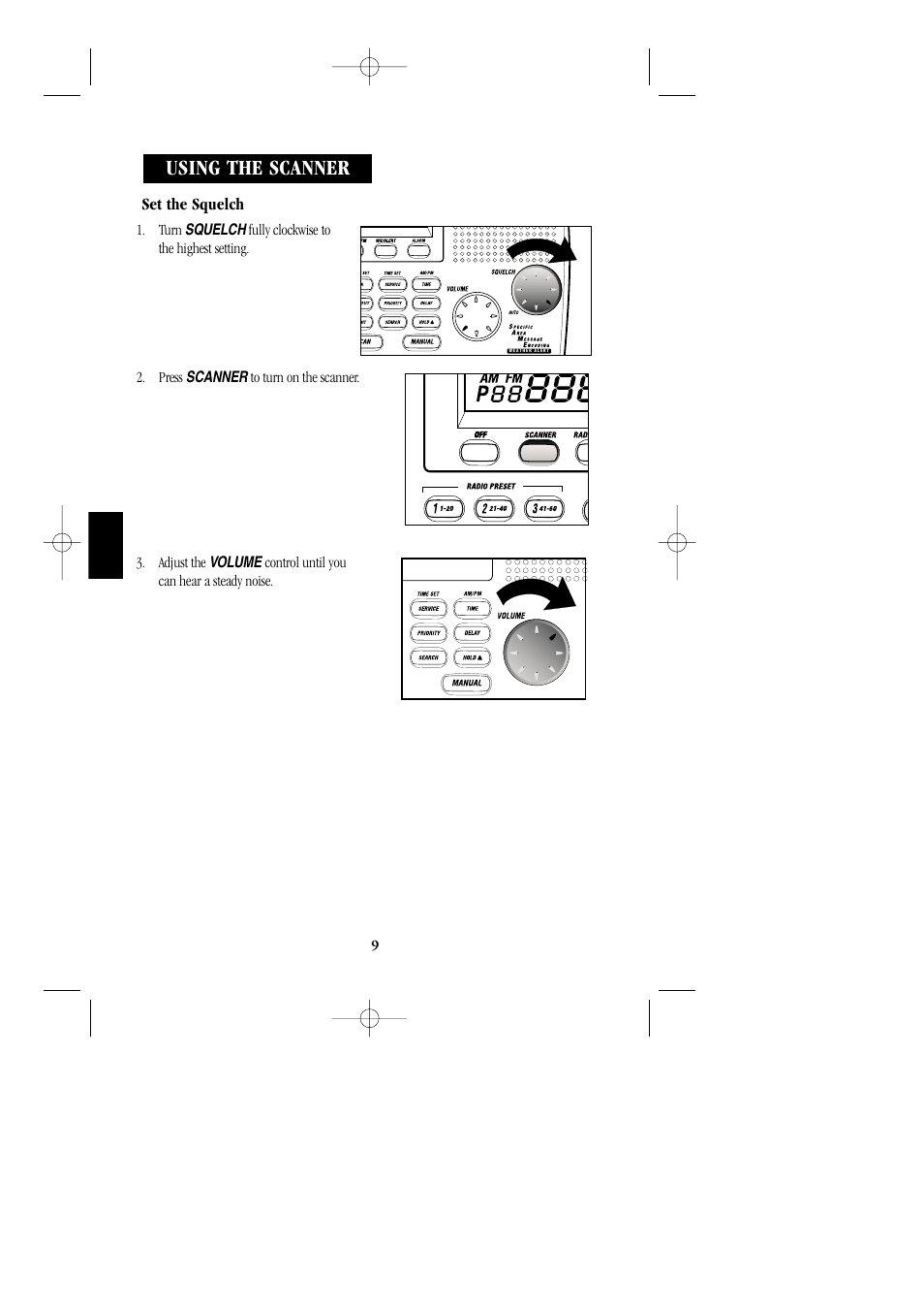 Using the scanner | Uniden BC 278CLT User Manual | Page 12 / 44