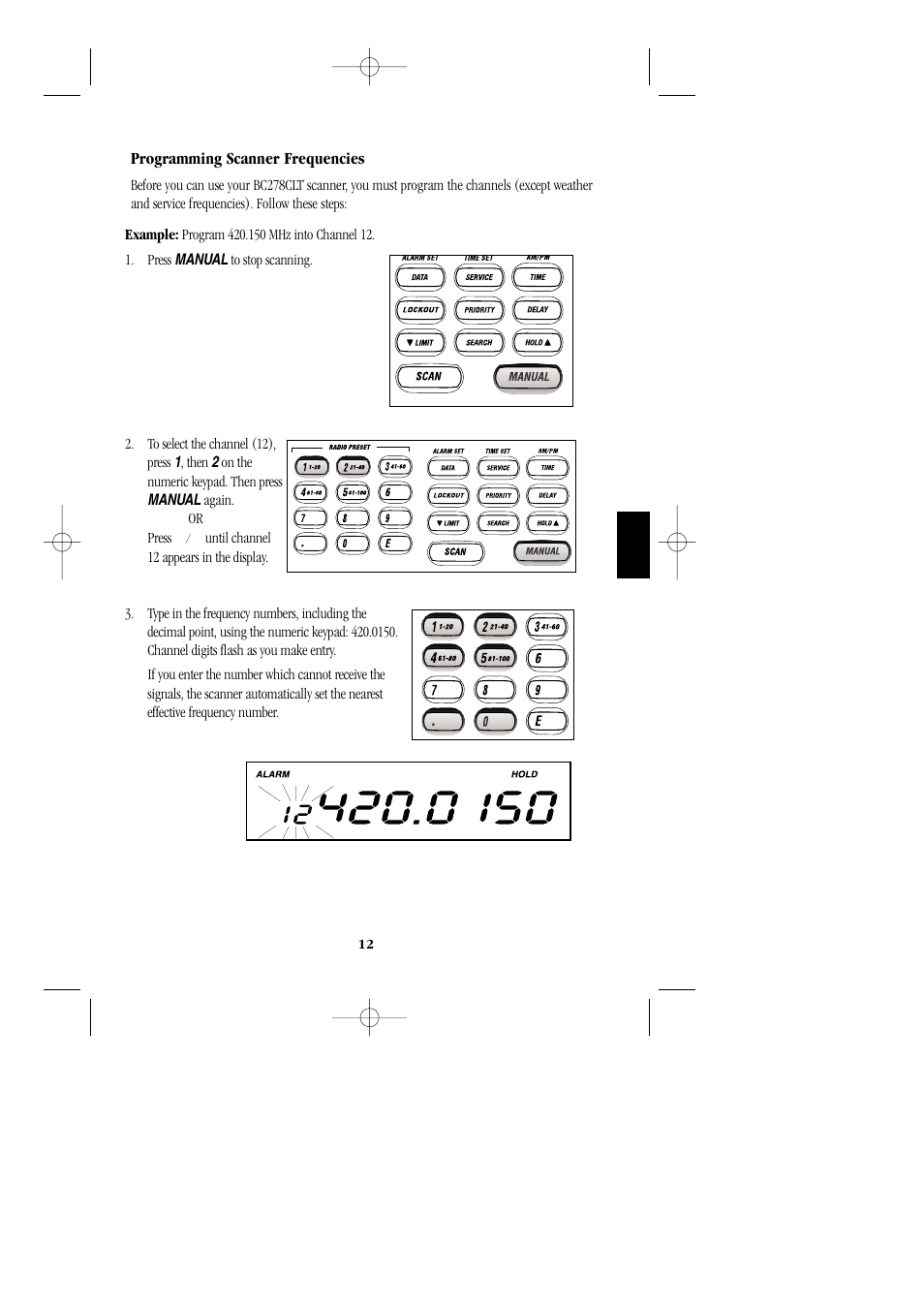 Uniden BC 278CLT User Manual | Page 15 / 44