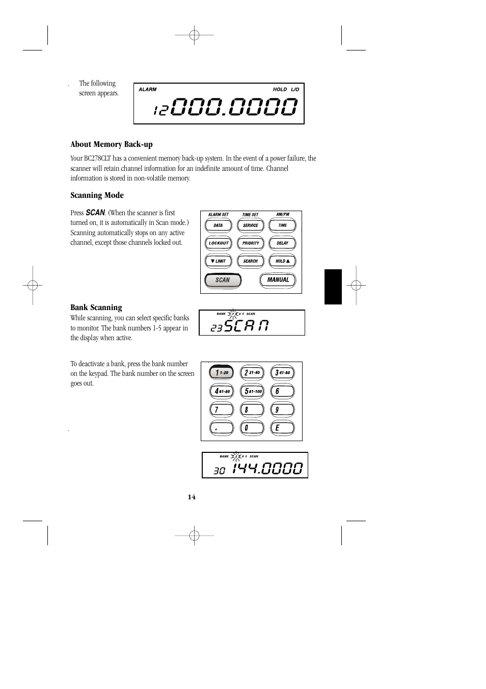 Uniden BC 278CLT User Manual | Page 17 / 44