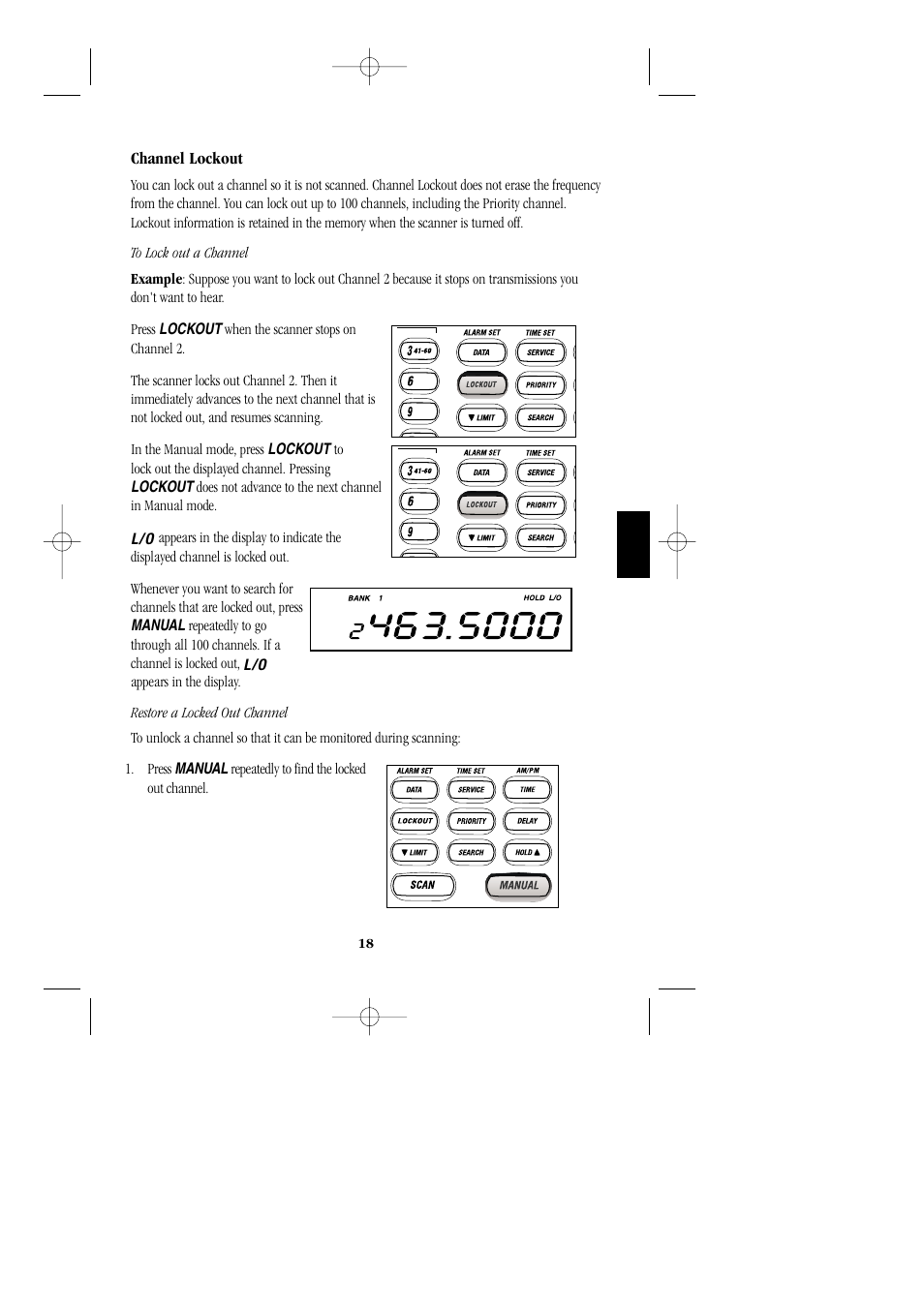 Uniden BC 278CLT User Manual | Page 21 / 44