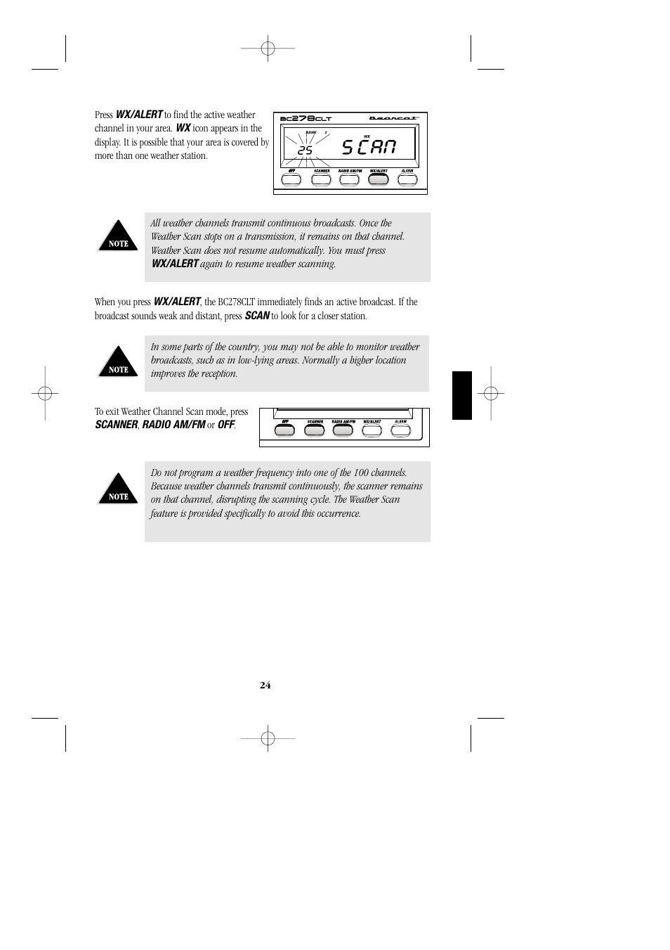 Uniden BC 278CLT User Manual | Page 27 / 44
