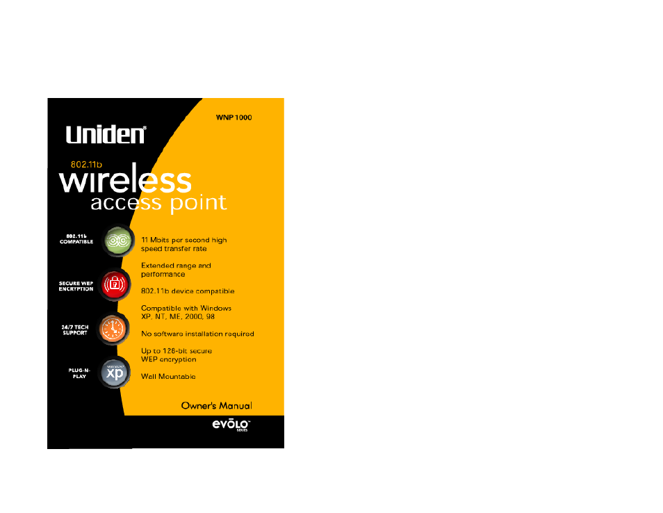 Uniden WNP1000 User Manual | 29 pages