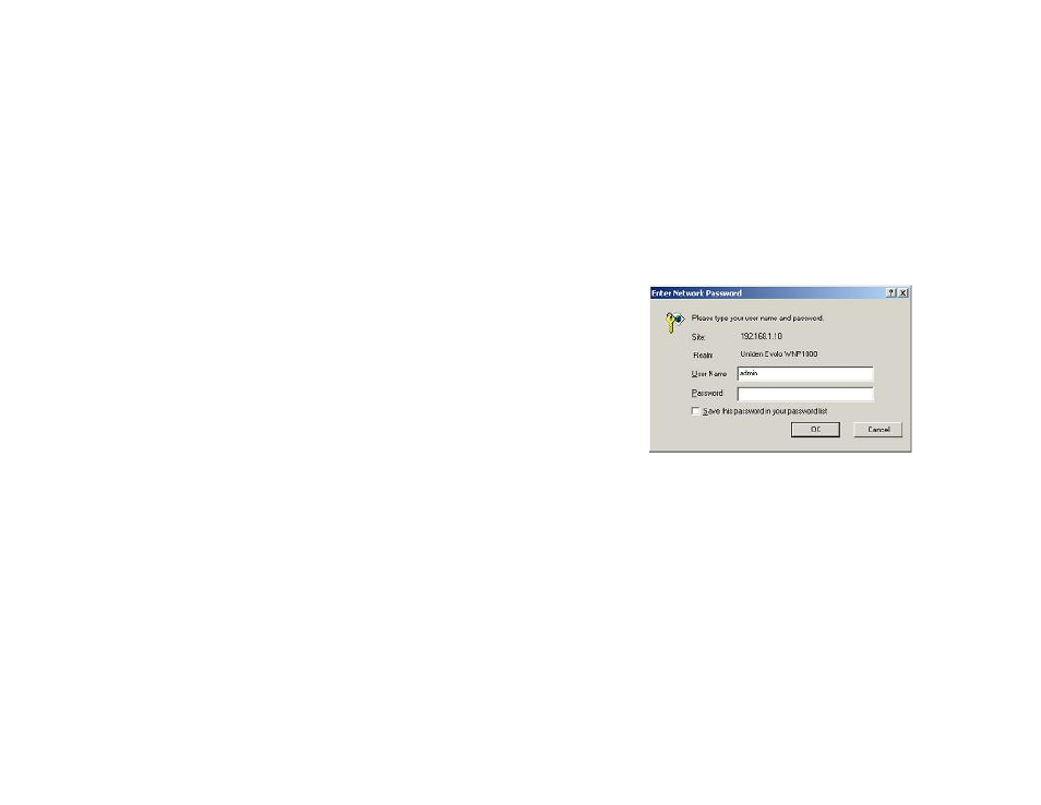 The configuration interface | Uniden WNP1000 User Manual | Page 5 / 29