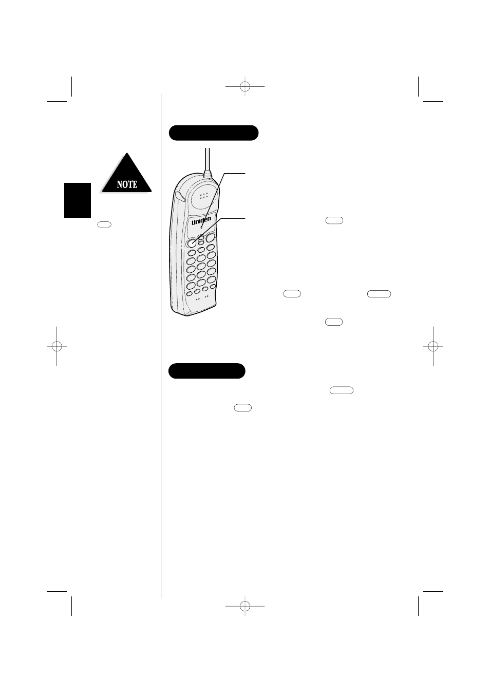 Receiving a call, Ringer mute | Uniden EXS 2010 User Manual | Page 14 / 28