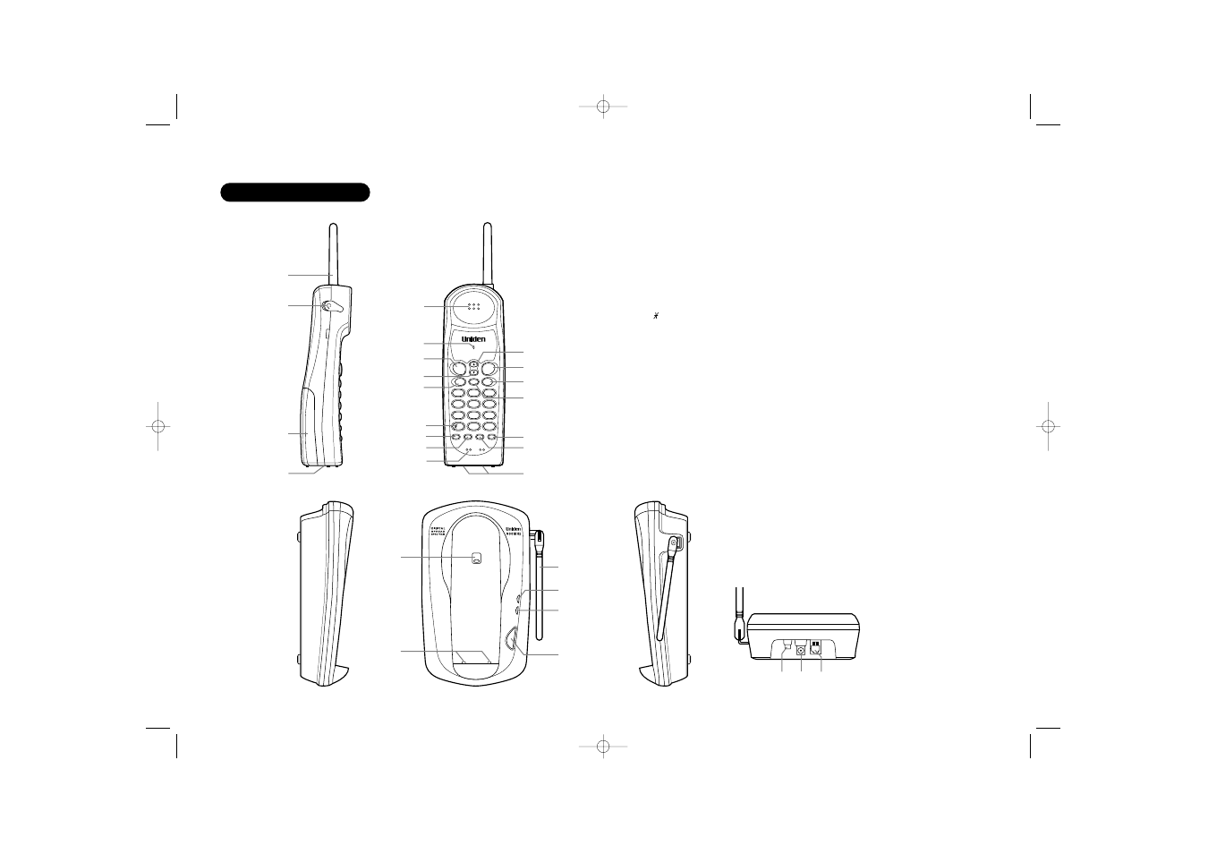 Controls and functions | Uniden EXS 2010 User Manual | Page 2 / 28