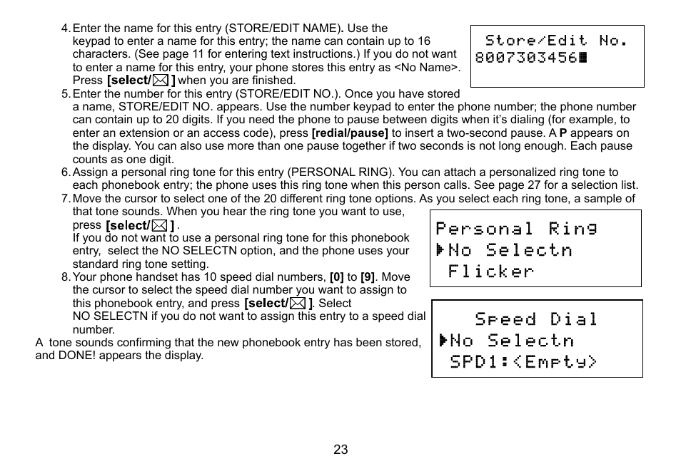 Uniden DCT736 User Manual | Page 23 / 56