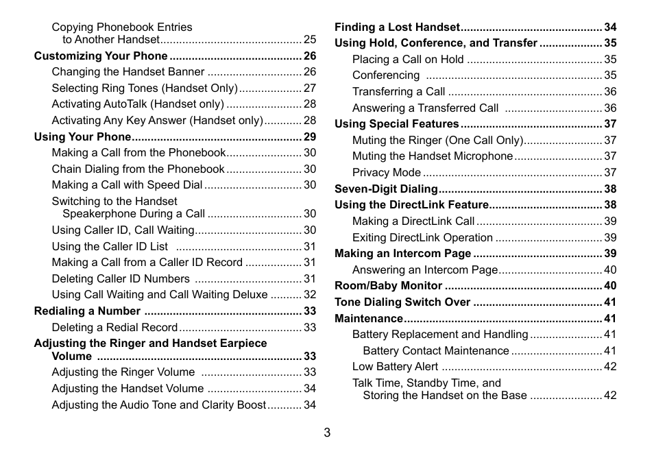 Uniden DCT736 User Manual | Page 3 / 56