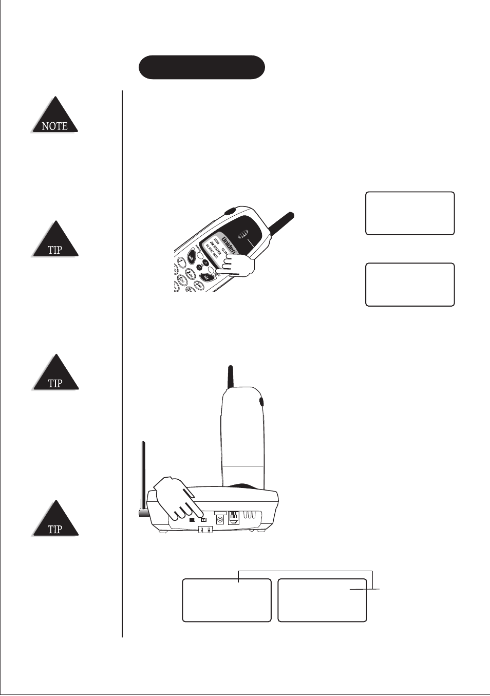 Registration | Uniden DS 815 User Manual | Page 18 / 25