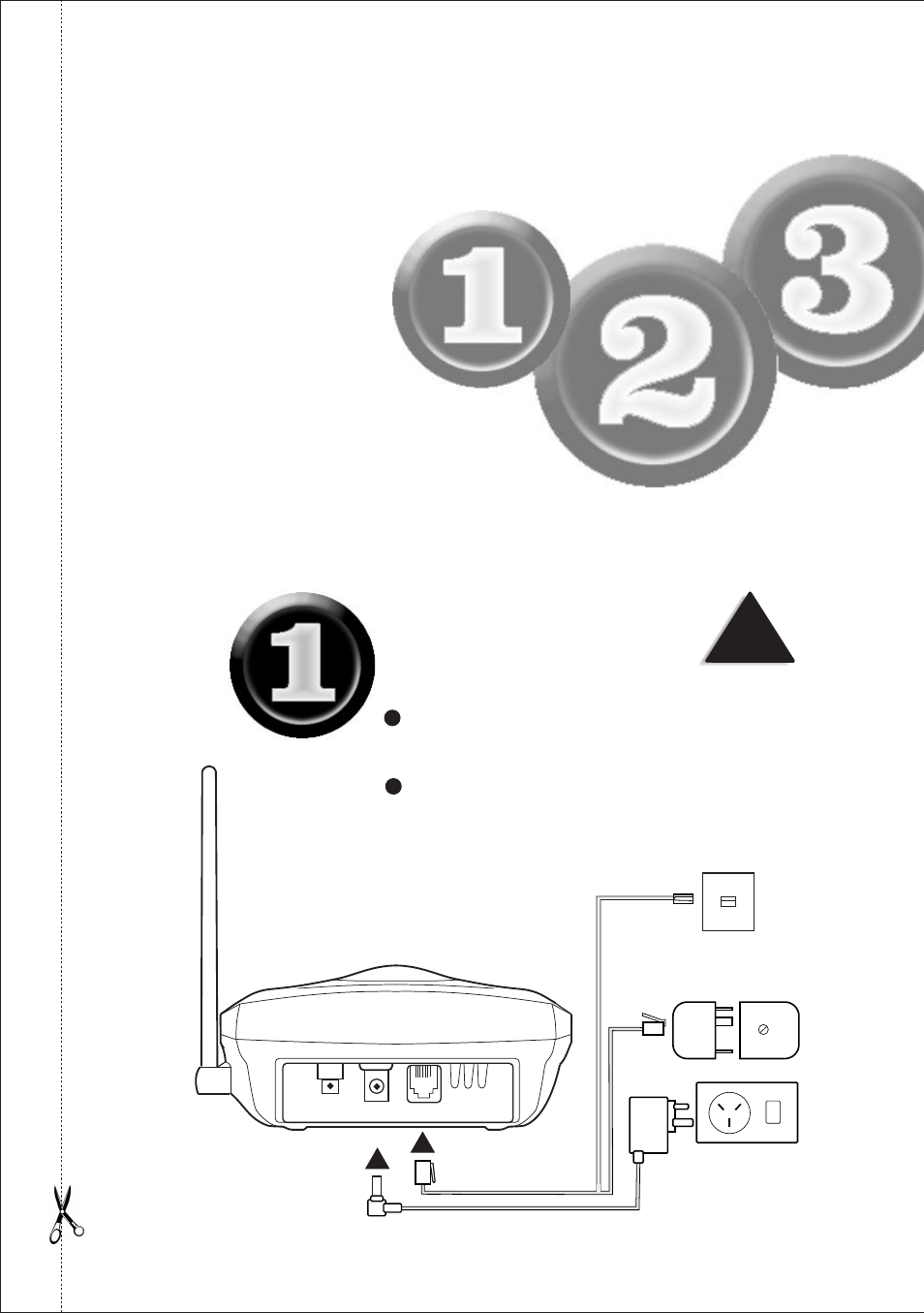 Start here | Uniden DS 815 User Manual | Page 3 / 25