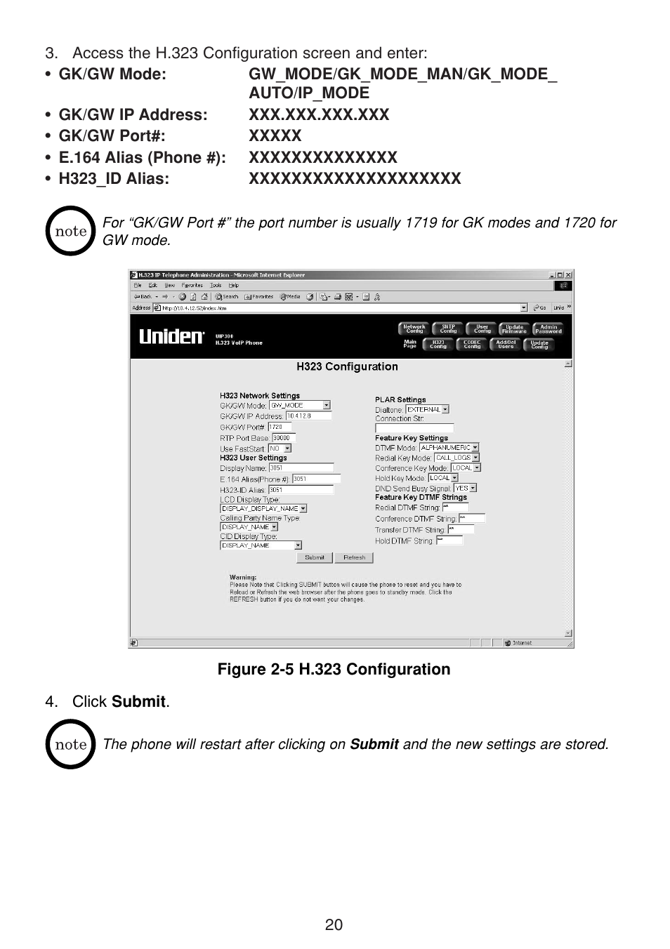 Uniden UIP300G User Manual | Page 22 / 77