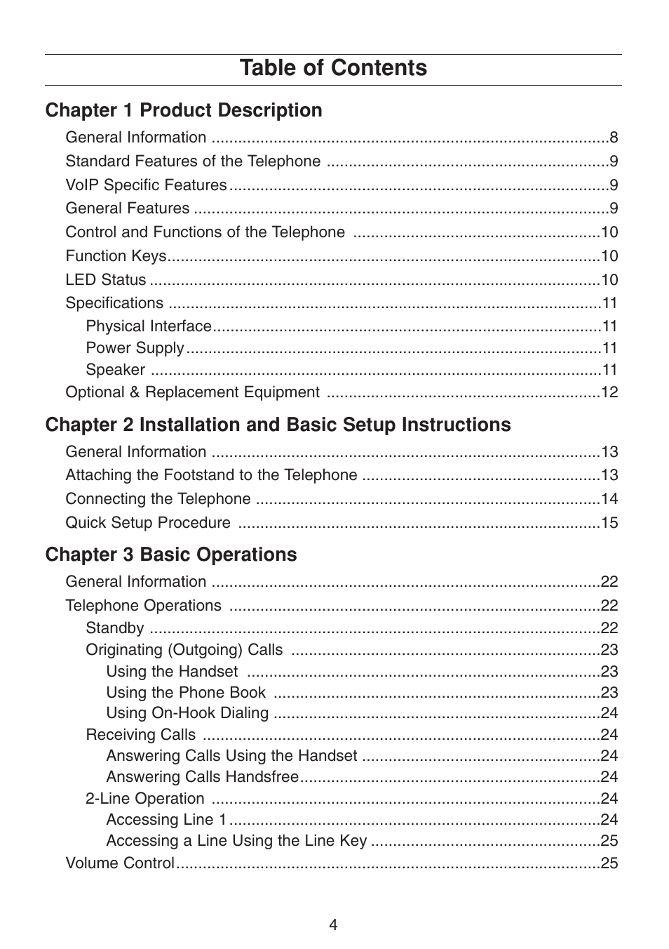 Uniden UIP300G User Manual | Page 6 / 77