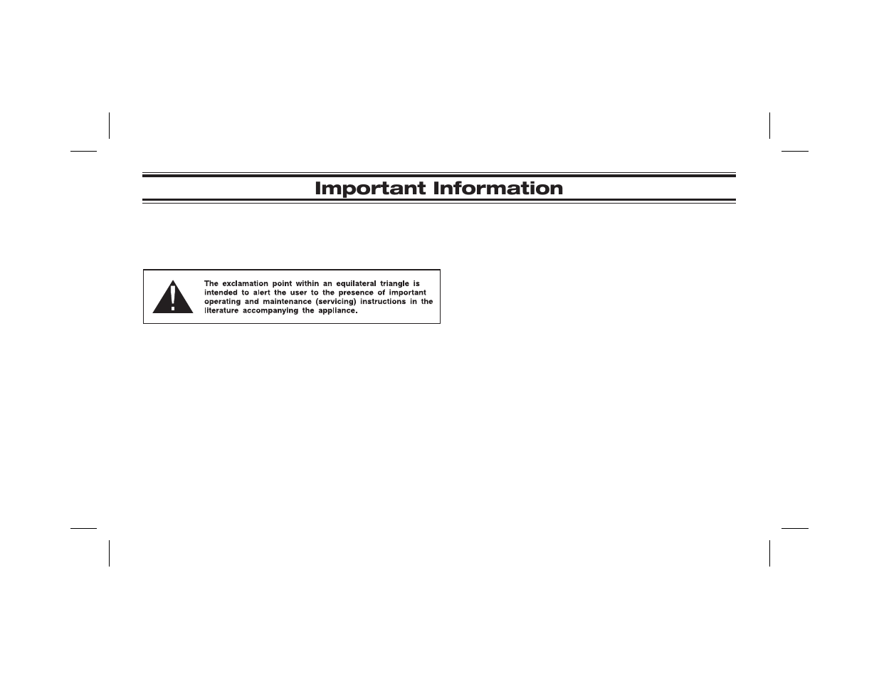 Important information | Uniden PCD1087 User Manual | Page 8 / 41