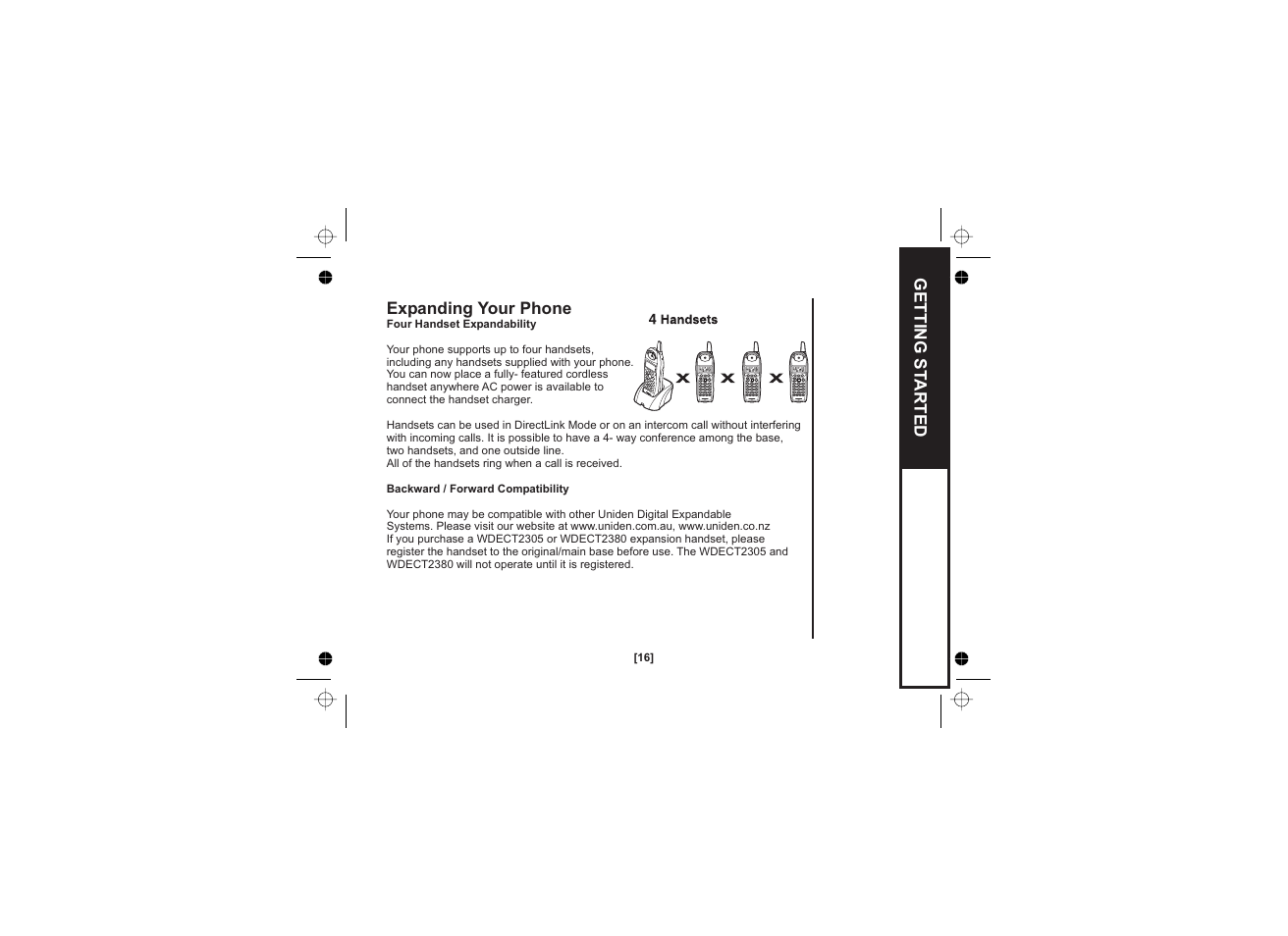 Uniden WDECT 2345+1 User Manual | Page 17 / 92