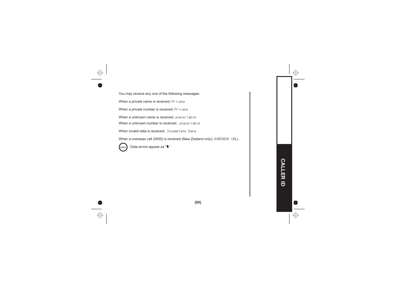 Caller id | Uniden WDECT 2345+1 User Manual | Page 51 / 92