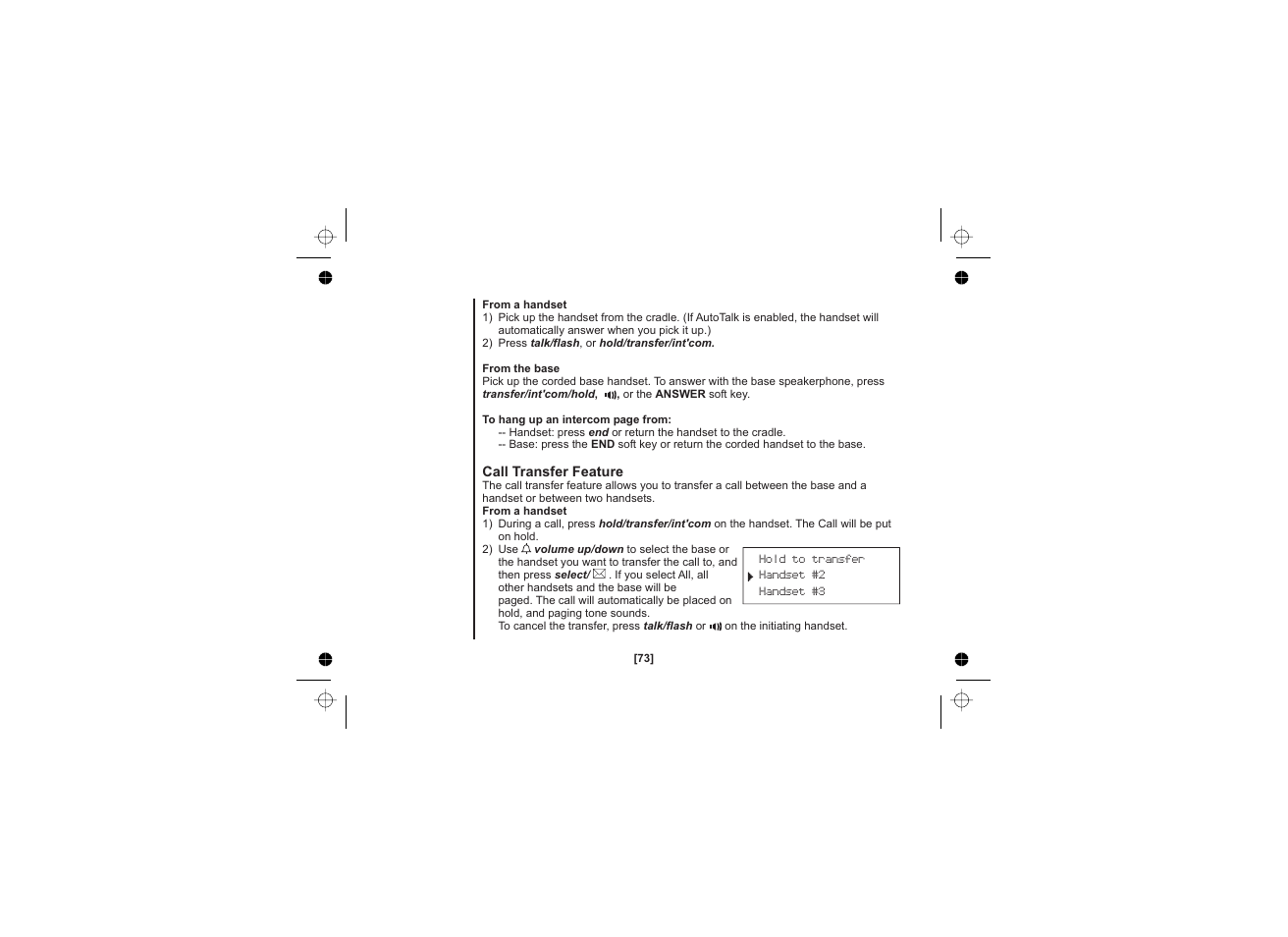 Uniden WDECT 2345+1 User Manual | Page 74 / 92