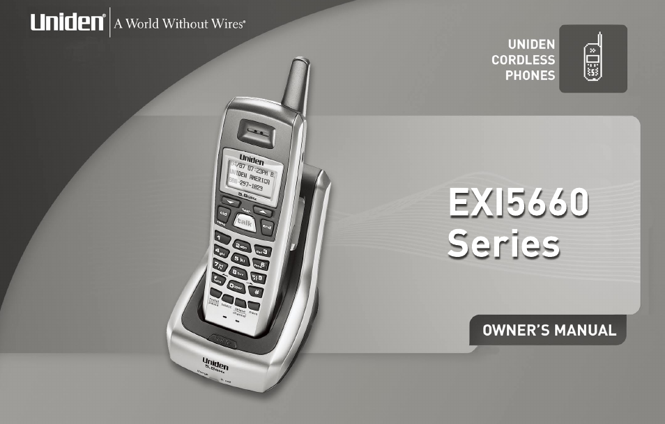 Uniden EXI5660 Series User Manual | 48 pages