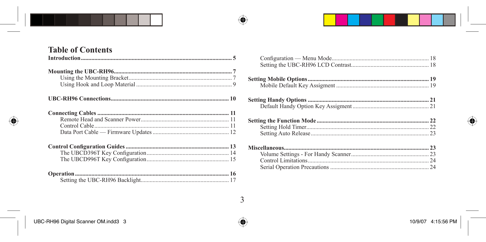 3table of contents | Uniden UBC-RH96 User Manual | Page 3 / 28