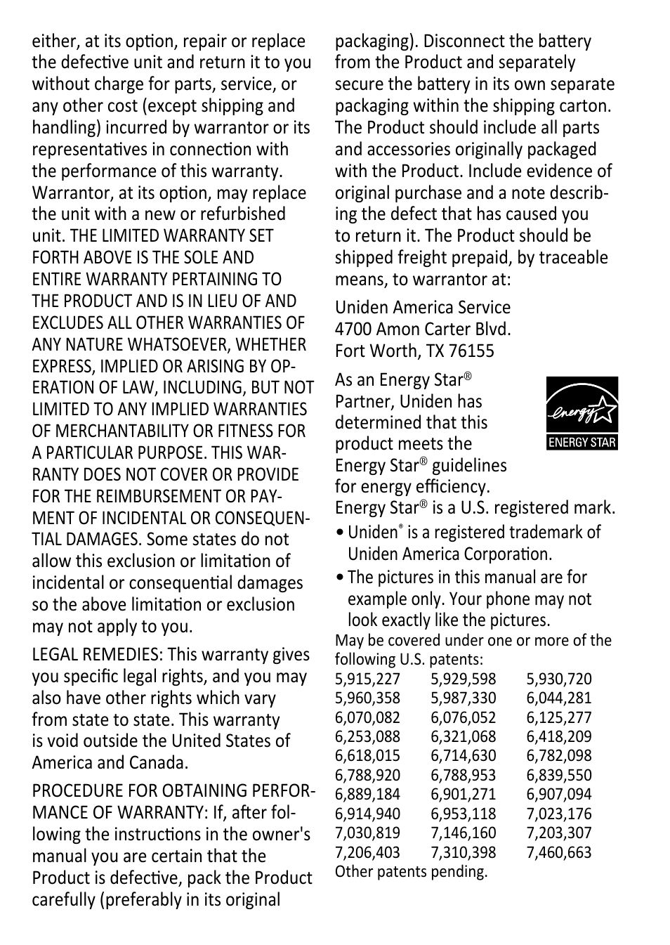 Uniden DECT1480 User Manual | Page 28 / 28