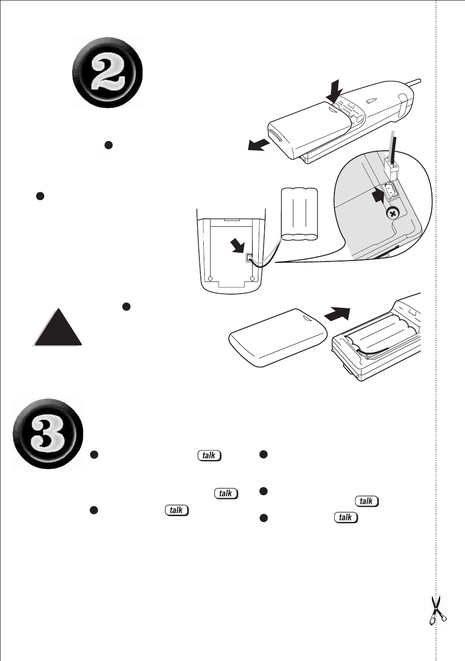 Storing a number, Making a call, Answering a call | Installing the handset battery | Uniden DSS2115 User Manual | Page 4 / 24