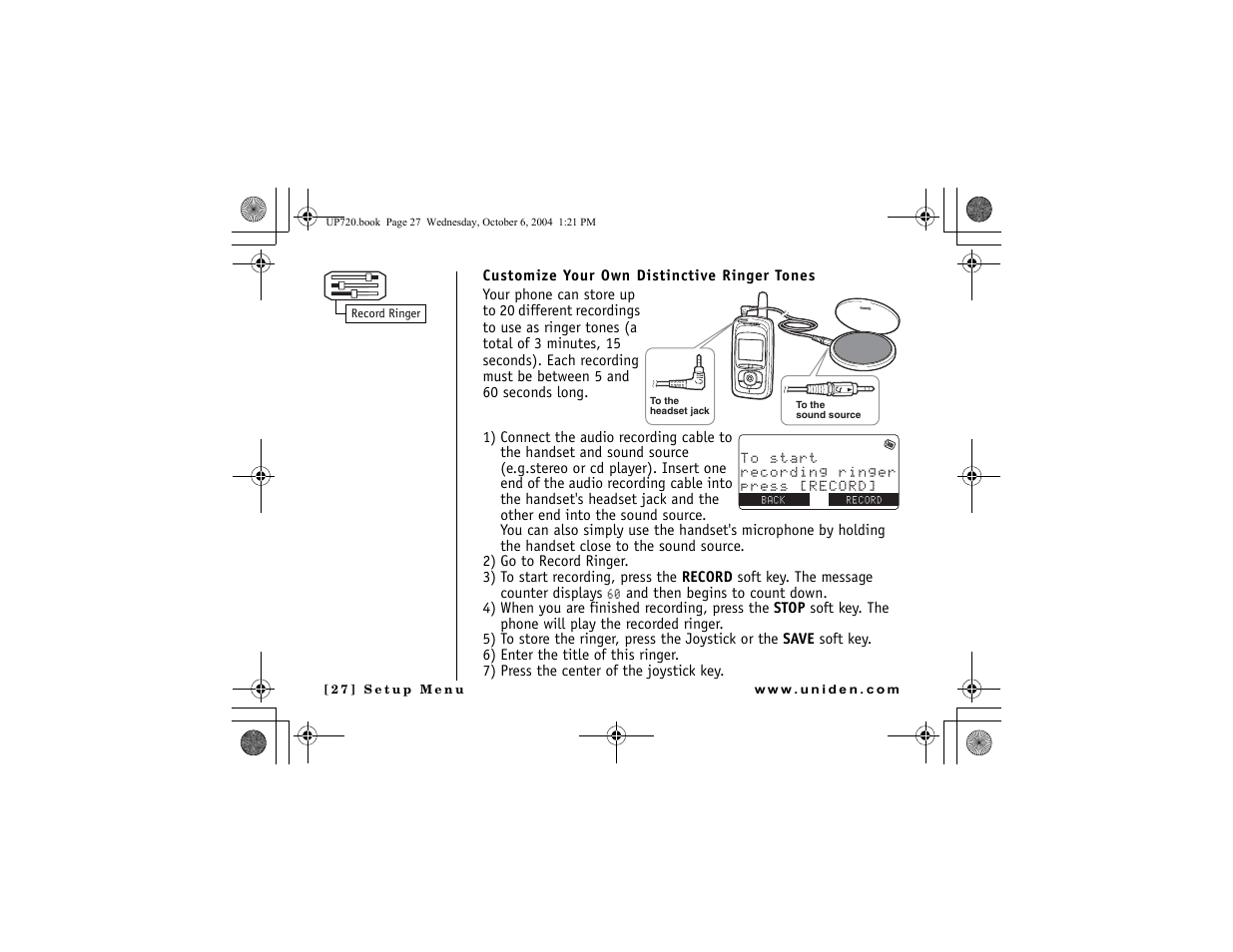 Uniden DMX 778 Series User Manual | Page 28 / 96