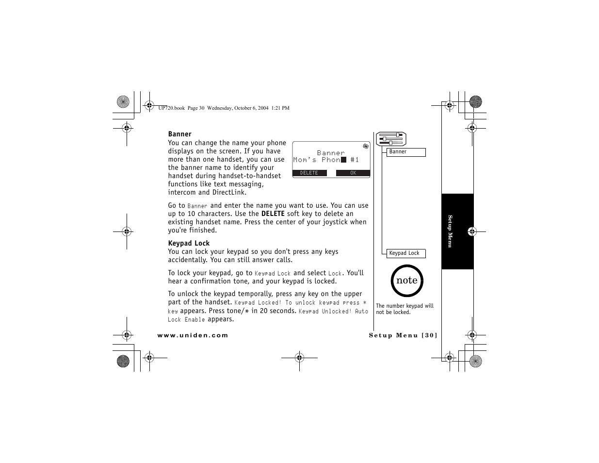 Uniden DMX 778 Series User Manual | Page 31 / 96