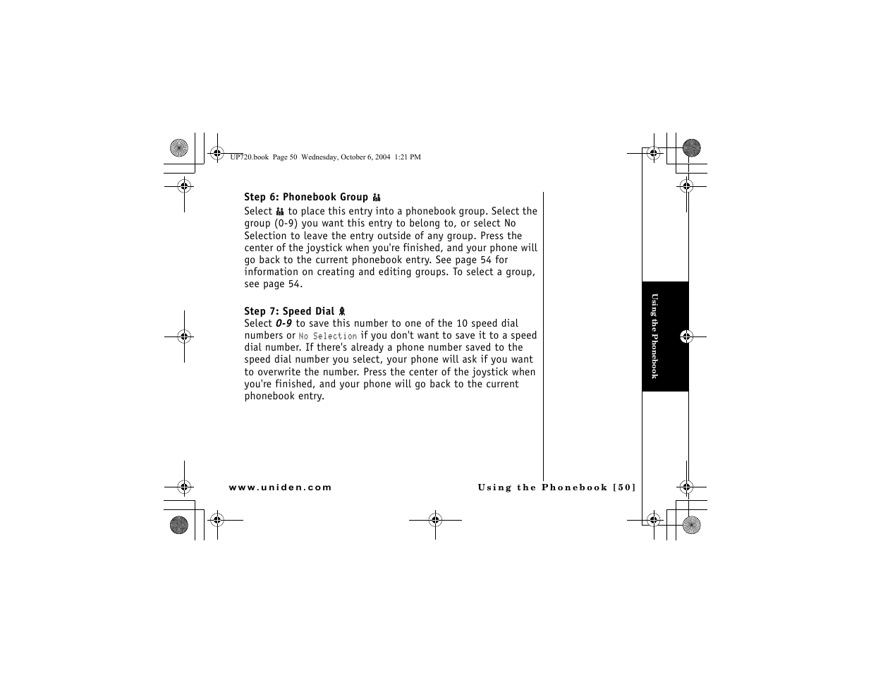 Uniden DMX 778 Series User Manual | Page 51 / 96