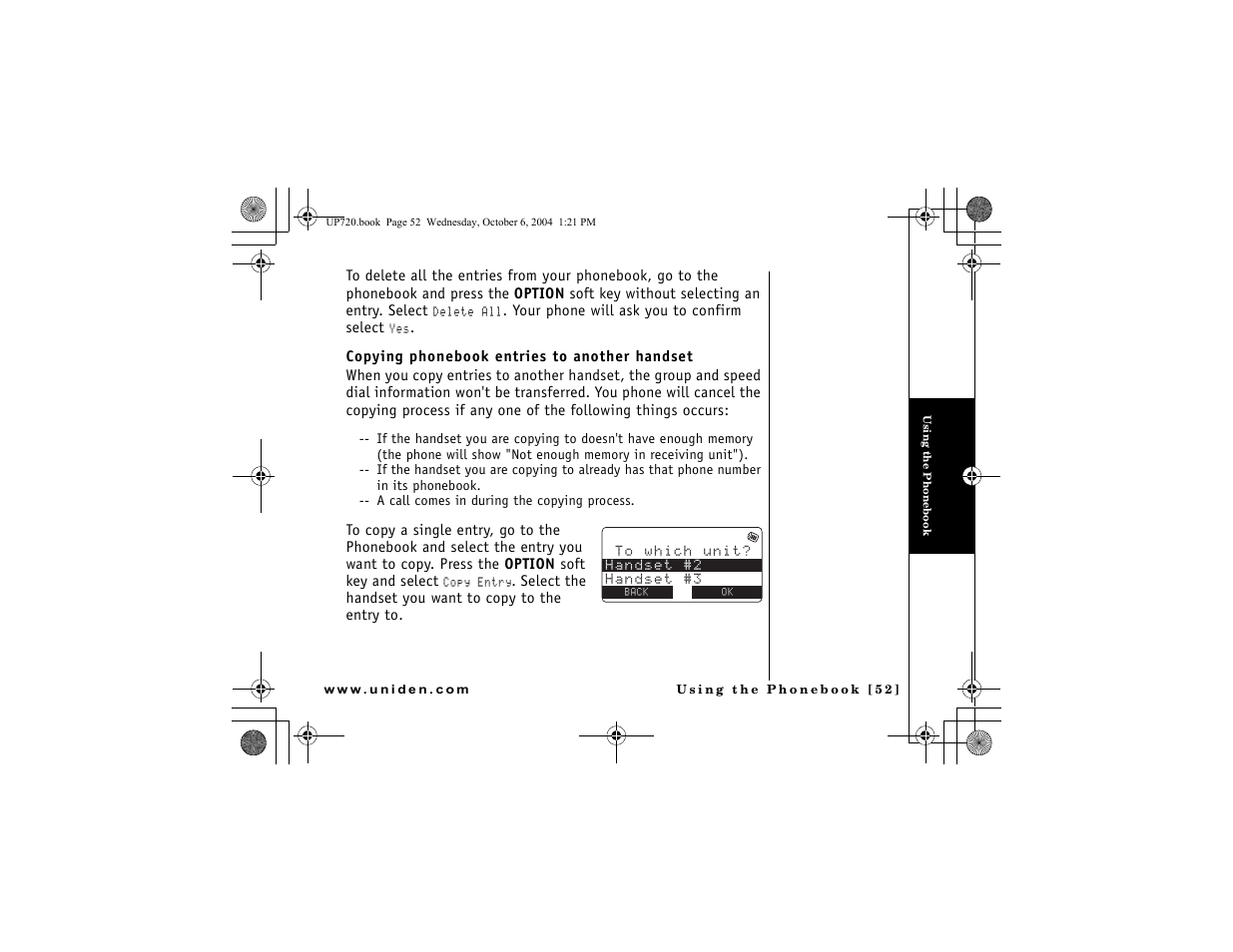 Uniden DMX 778 Series User Manual | Page 53 / 96