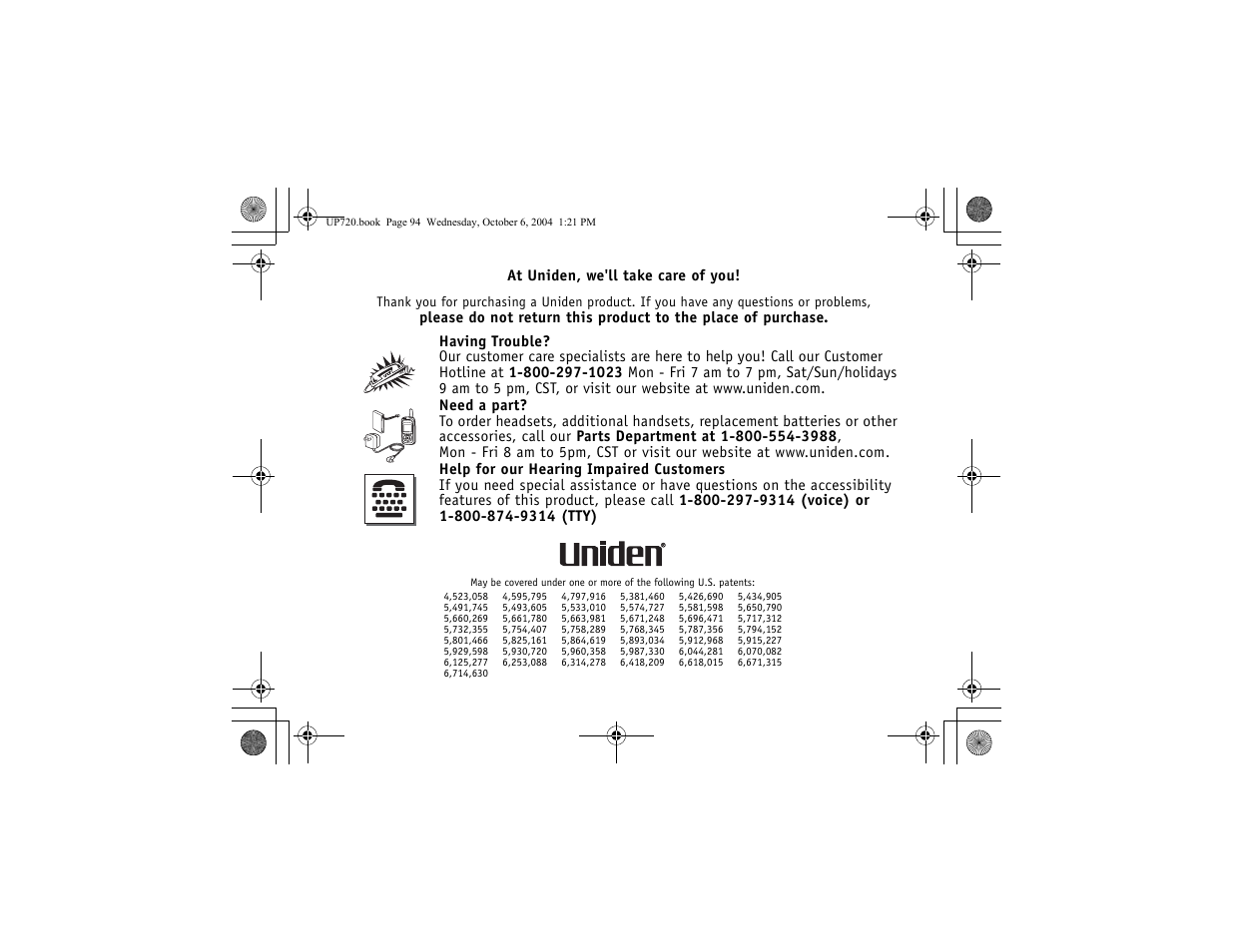 Uniden DMX 778 Series User Manual | Page 95 / 96