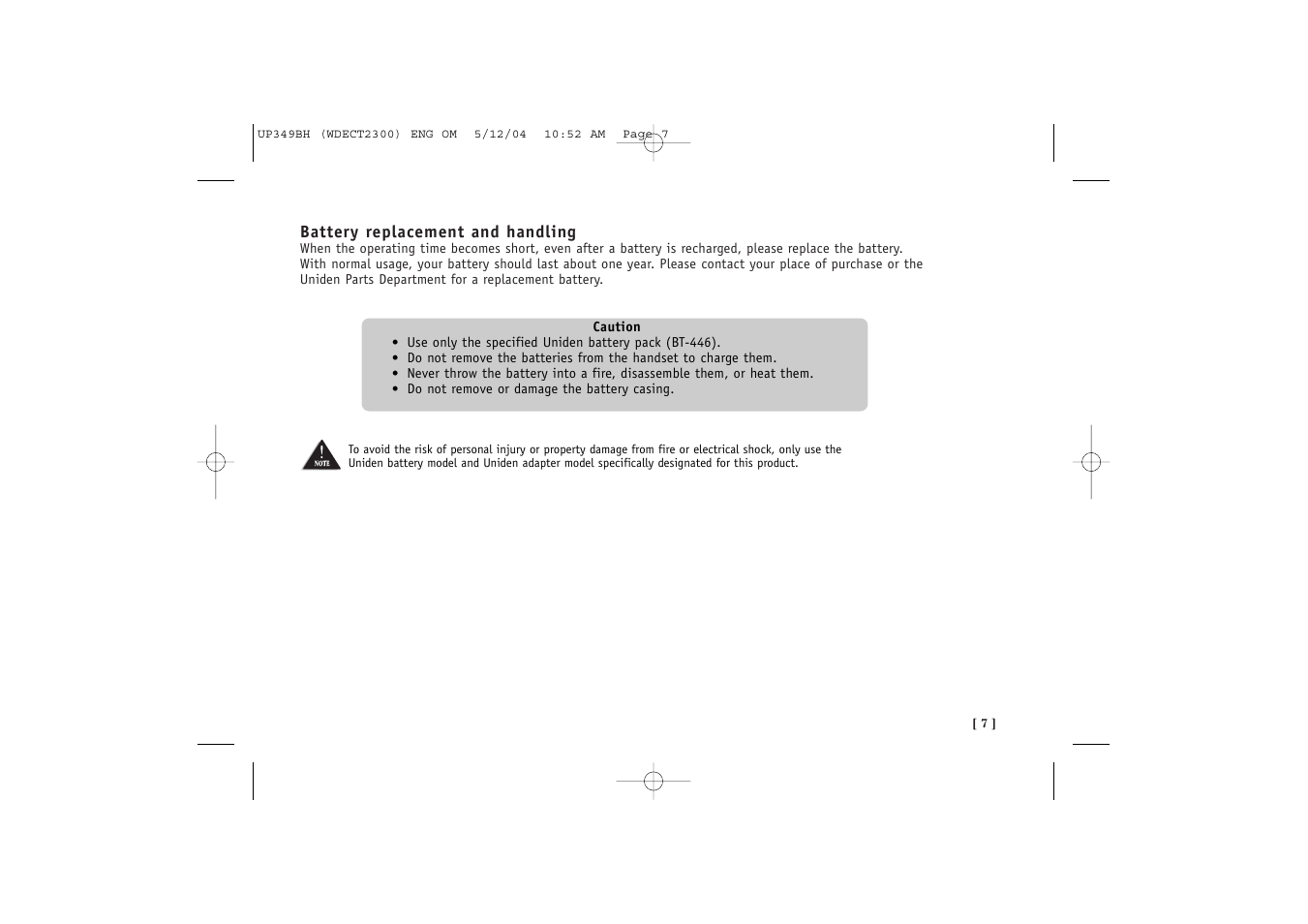 Uniden 2300 User Manual | Page 13 / 48