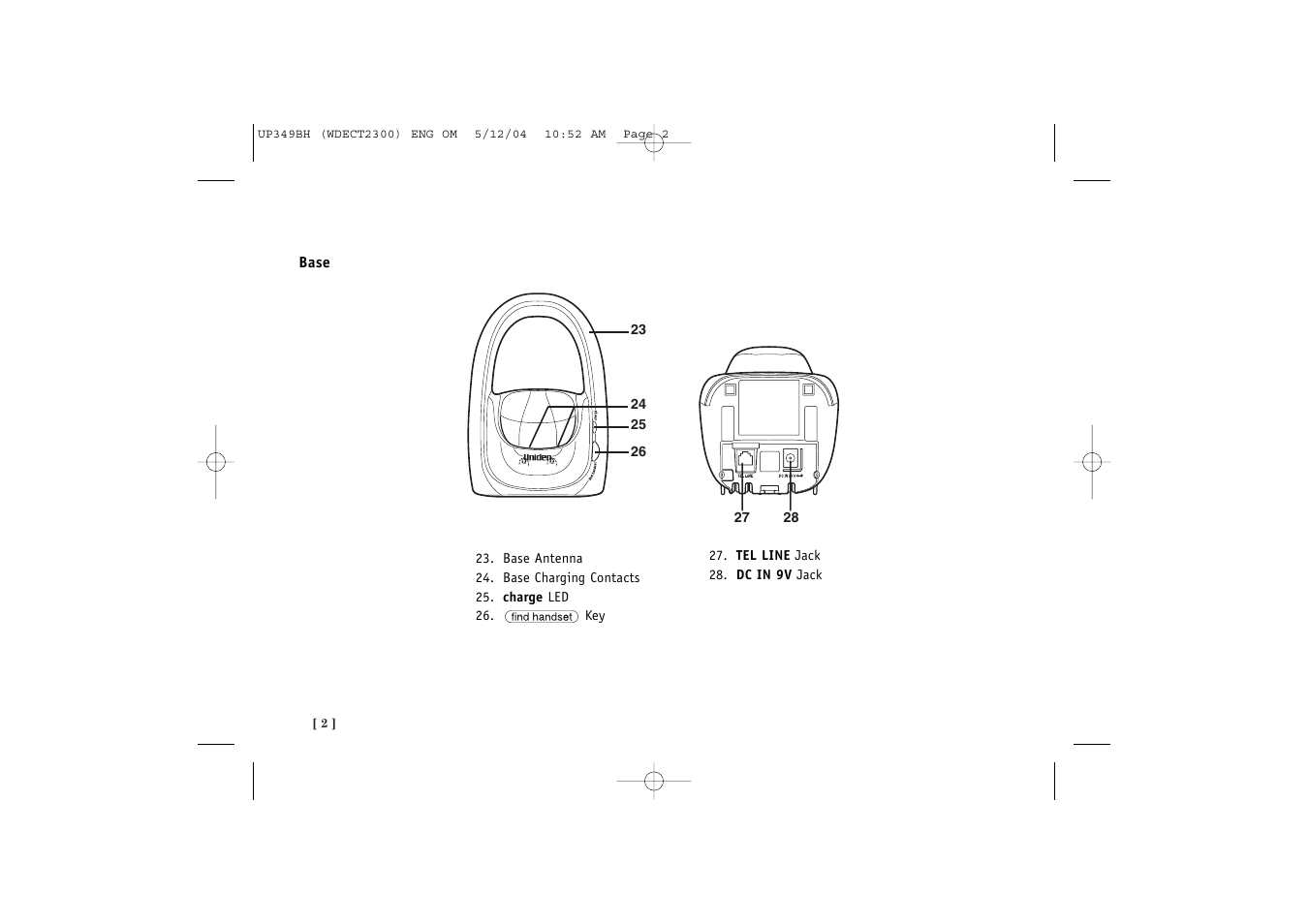 Uniden 2300 User Manual | Page 8 / 48