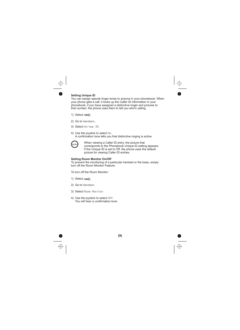 Uniden Elite 8805 User Manual | Page 10 / 12