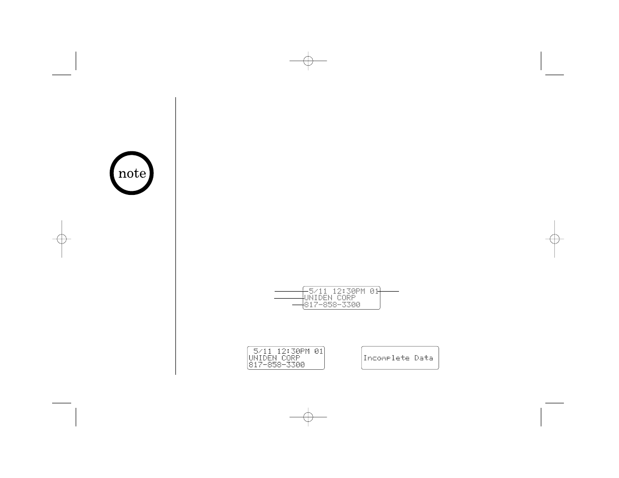 Caller id, When the telephone rings | Uniden TRU 3465 User Manual | Page 34 / 52