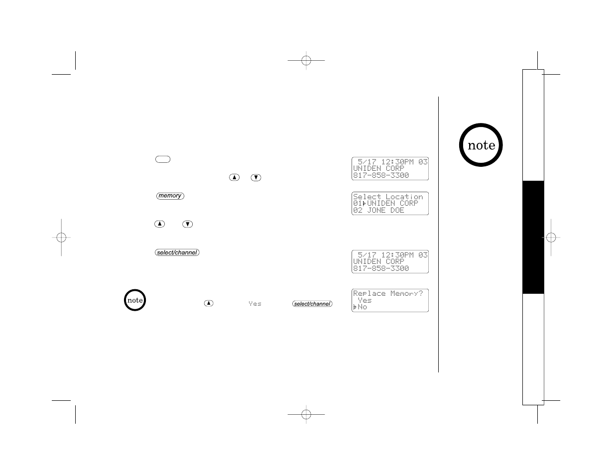 Uniden TRU 3465 User Manual | Page 39 / 52