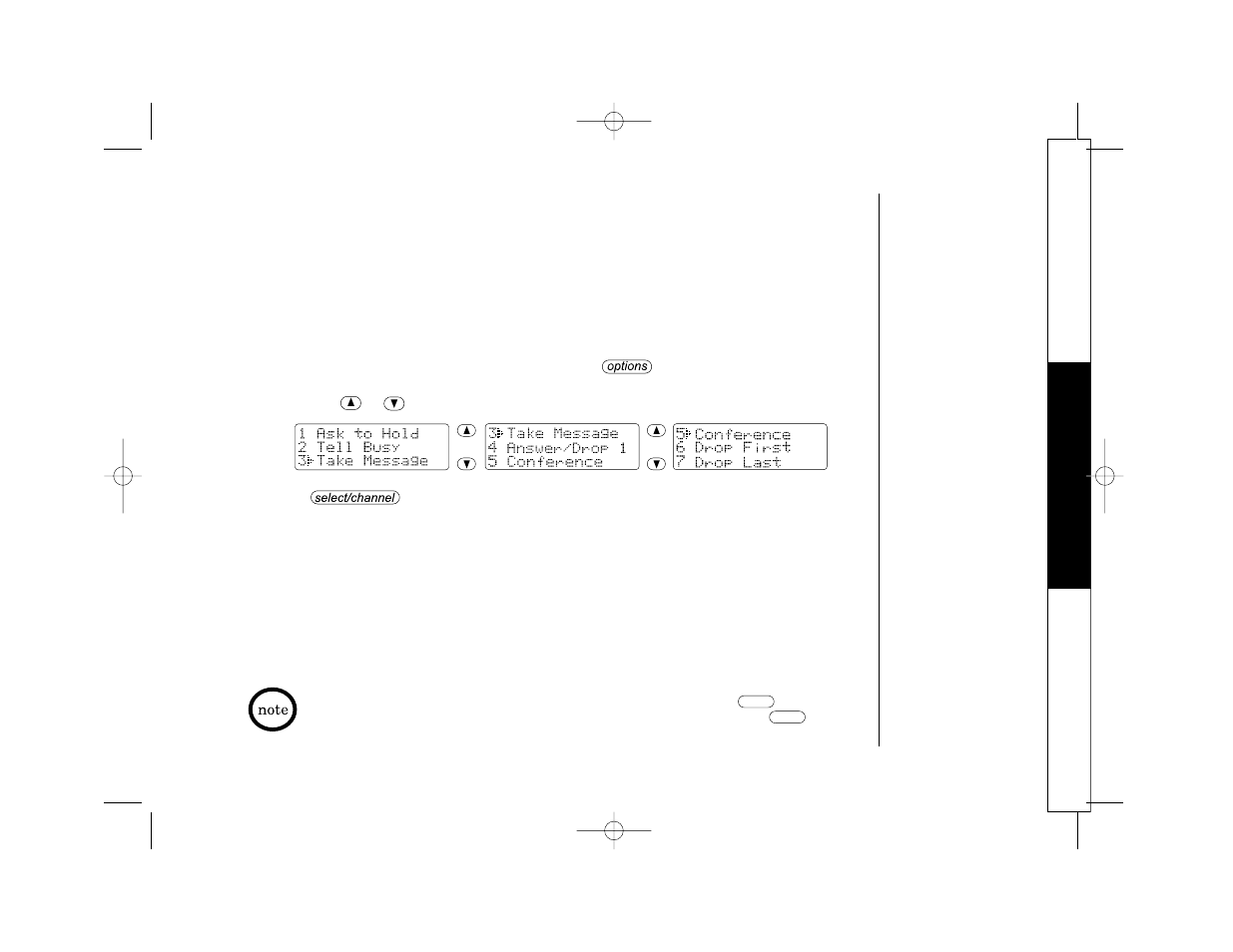 Call waiting features | Uniden TRU 3465 User Manual | Page 41 / 52